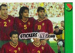 Sticker Portugal 2002 - A Caminho do Mundial. Força! Portugal n. 6 - Panini