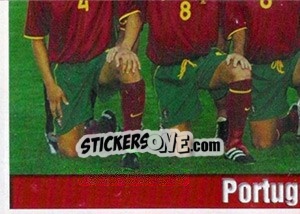 Sticker Portugal 2002 - A Caminho do Mundial. Força! Portugal - Panini