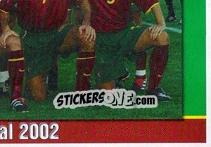 Sticker Portugal 2002 - A Caminho do Mundial. Força! Portugal - Panini