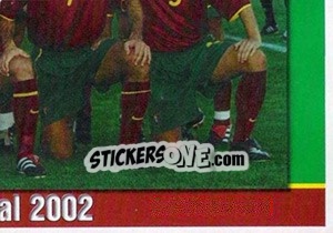 Sticker Portugal 2002 - A Caminho do Mundial. Força! Portugal n. 8 - Panini