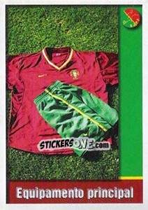 Sticker Equipamento principal - A Caminho do Mundial. Força! Portugal n. 10 - Panini