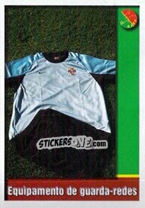 Sticker Equipamento de guarda-redes - A Caminho do Mundial. Força! Portugal n. 12 - Panini
