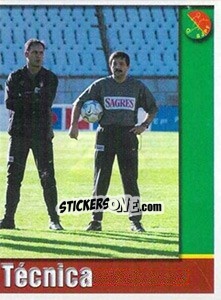 Sticker Equipa Técnica - A Caminho do Mundial. Força! Portugal n. 28 - Panini