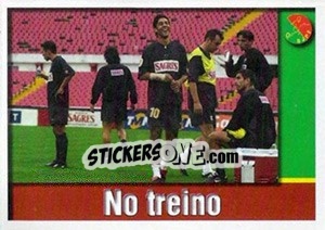 Sticker No treino (Rui Costa) - A Caminho do Mundial. Força! Portugal n. 31 - Panini