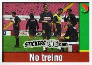 Sticker No treino (Rui Costa) - A Caminho do Mundial. Força! Portugal - Panini