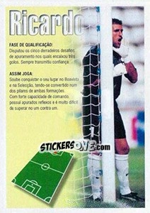 Sticker Ricardo (descrição) - A Caminho do Mundial. Força! Portugal n. 34 - Panini