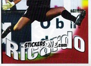 Sticker Ricardo no jogo - A Caminho do Mundial. Força! Portugal - Panini