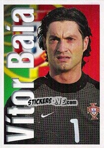 Sticker Vitor Baia (Portrait) - A Caminho do Mundial. Força! Portugal - Panini