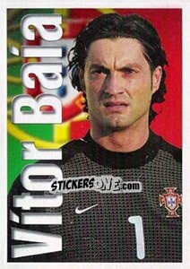 Sticker Vitor Baia (Portrait) - A Caminho do Mundial. Força! Portugal n. 38 - Panini