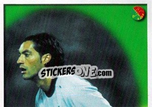 Figurina Vitor Baia no jogo - A Caminho do Mundial. Força! Portugal n. 39 - Panini