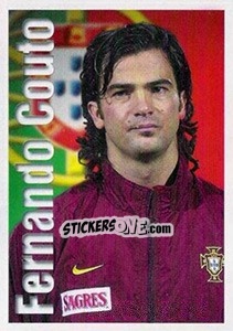 Sticker Fernando Couto (Portrait) - A Caminho do Mundial. Força! Portugal n. 49 - Panini
