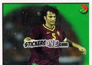 Sticker Fernando Couto no jogo - A Caminho do Mundial. Força! Portugal n. 52 - Panini
