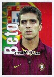 Sticker Beto (Portrait) - A Caminho do Mundial. Força! Portugal n. 54 - Panini