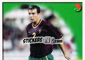 Cromo Jorge Costa no jogo - A Caminho do Mundial. Força! Portugal n. 62 - Panini