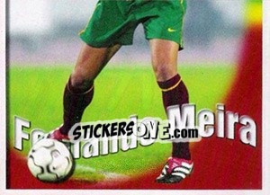 Sticker Fernando Meira no jogo - A Caminho do Mundial. Força! Portugal - Panini