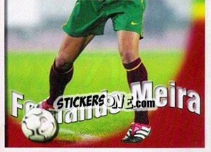 Sticker Fernando Meira no jogo - A Caminho do Mundial. Força! Portugal n. 71 - Panini