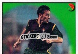 Sticker Paulo Bento no jogo - A Caminho do Mundial. Força! Portugal n. 81 - Panini