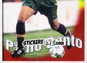 Sticker Paulo Bento no jogo - A Caminho do Mundial. Força! Portugal n. 82 - Panini