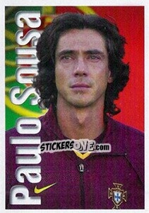 Figurina Paulo Sousa (Portrait) - A Caminho do Mundial. Força! Portugal n. 86 - Panini