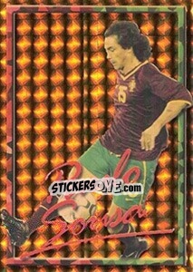 Sticker Paulo Sousa no movimento - A Caminho do Mundial. Força! Portugal n. 88 - Panini