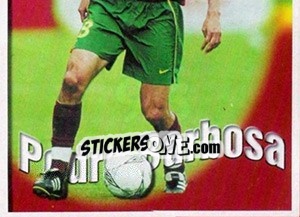 Sticker Pedro Barbosa no jogo - A Caminho do Mundial. Força! Portugal n. 93 - Panini