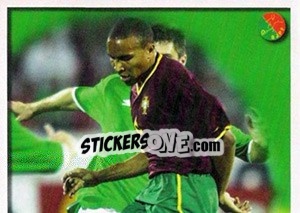 Figurina Vidigal no jogo - A Caminho do Mundial. Força! Portugal n. 95 - Panini