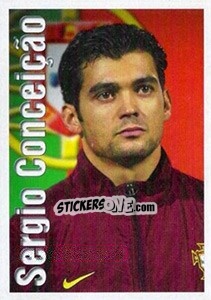 Sticker Sergio Conceição (Portrait) - A Caminho do Mundial. Força! Portugal n. 97 - Panini