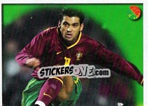 Sticker Sergio Conceição no jogo - A Caminho do Mundial. Força! Portugal n. 100 - Panini