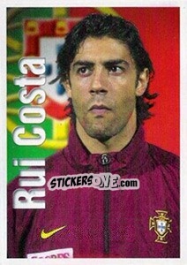 Sticker Rui Costa (Portrait) - A Caminho do Mundial. Força! Portugal n. 102 - Panini