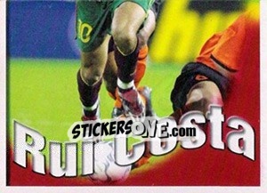 Sticker Rui Costa no jogo - A Caminho do Mundial. Força! Portugal n. 106 - Panini