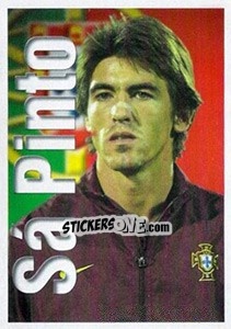 Sticker Sá Pinto (Portrait) - A Caminho do Mundial. Força! Portugal n. 117 - Panini