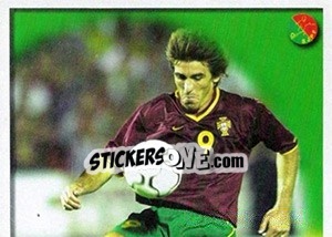 Sticker Sá Pinto no jogo - A Caminho do Mundial. Força! Portugal n. 120 - Panini