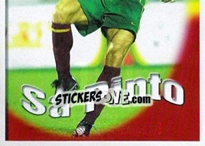 Cromo Sá Pinto no jogo - A Caminho do Mundial. Força! Portugal n. 121 - Panini