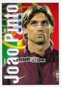 Sticker João Pinto (Portrait) - A Caminho do Mundial. Força! Portugal n. 122 - Panini