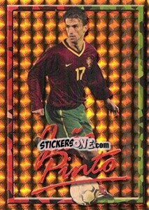 Sticker João Pinto no movimento - A Caminho do Mundial. Força! Portugal n. 124 - Panini