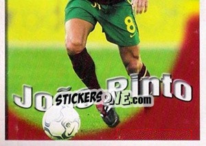 Sticker João Pinto no jogo - A Caminho do Mundial. Força! Portugal n. 126 - Panini