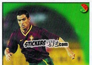 Sticker Pauleta no jogo - A Caminho do Mundial. Força! Portugal n. 130 - Panini