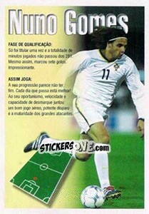 Sticker Nuno Gomes (descrição) - A Caminho do Mundial. Força! Portugal n. 133 - Panini