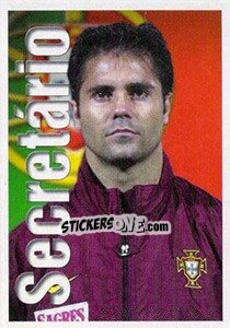Sticker Secretário (Portrait) - A Caminho do Mundial. Força! Portugal n. 144 - Panini