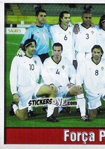 Sticker Força Portugal! - A Caminho do Mundial. Força! Portugal n. 159 - Panini