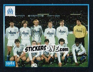 Sticker En 1981 - Olympique De Marseille 2011-2012 n. 13 - Panini
