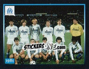 Cromo En 1981 - Olympique De Marseille 2011-2012 - Panini