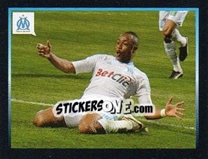 Sticker André Ayew - Olympique De Marseille 2011-2012 - Panini
