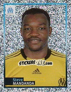 Sticker Steve Mandanda (portrait) - Olympique De Marseille 2011-2012 - Panini