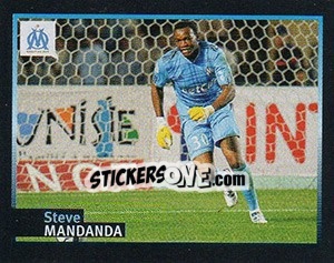 Sticker Steve Mandanda dans le match - Olympique De Marseille 2011-2012 n. 32 - Panini