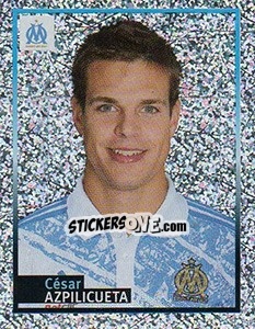 Sticker César Azpilicueta (portrait) - Olympique De Marseille 2011-2012 n. 34 - Panini