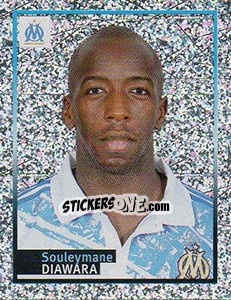 Sticker Souleymane Diawara (portrait) - Olympique De Marseille 2011-2012 - Panini