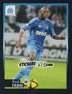 Cromo Rod Fanni dans le match - Olympique De Marseille 2011-2012 n. 43 - Panini