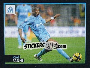 Cromo Rod Fanni dans le match - Olympique De Marseille 2011-2012 - Panini