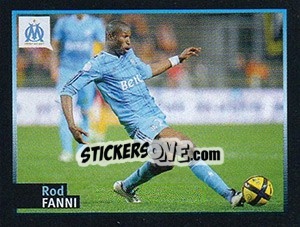 Cromo Rod Fanni dans le match - Olympique De Marseille 2011-2012 n. 44 - Panini